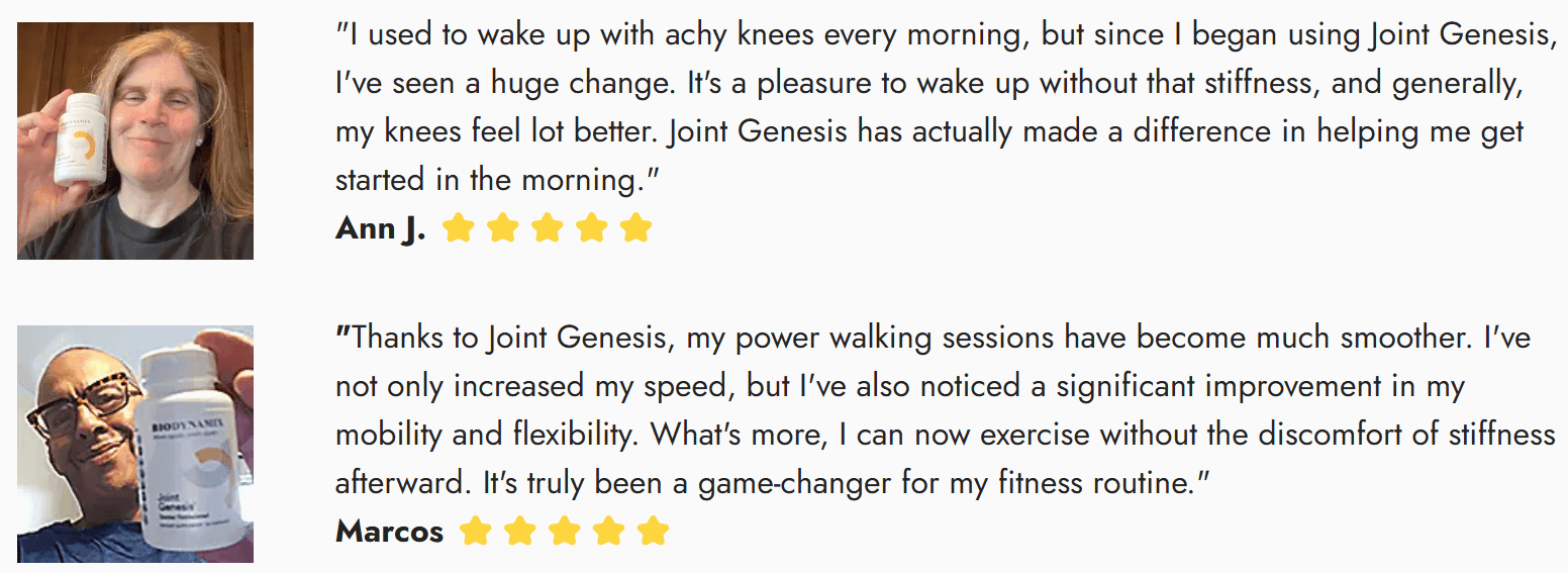 joint genesis reviews